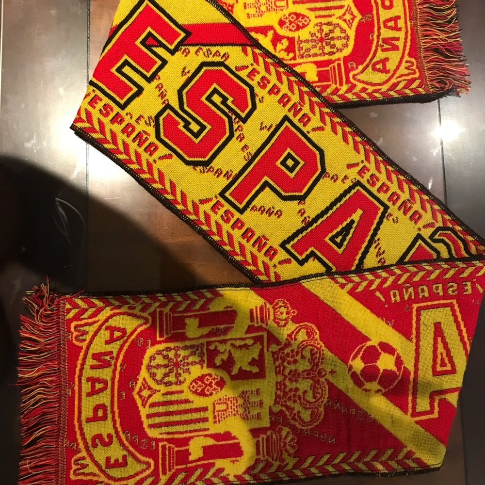 España soccer knit scarf